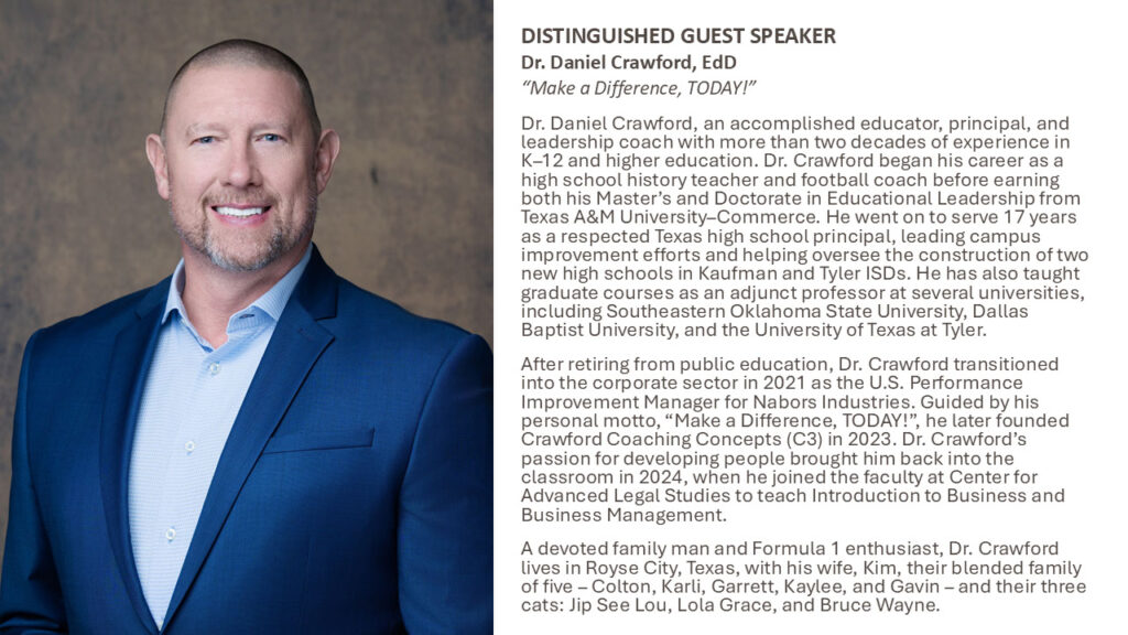 Dr. Daniel Crawford EdD