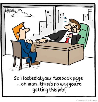 Paralegal job interview social media